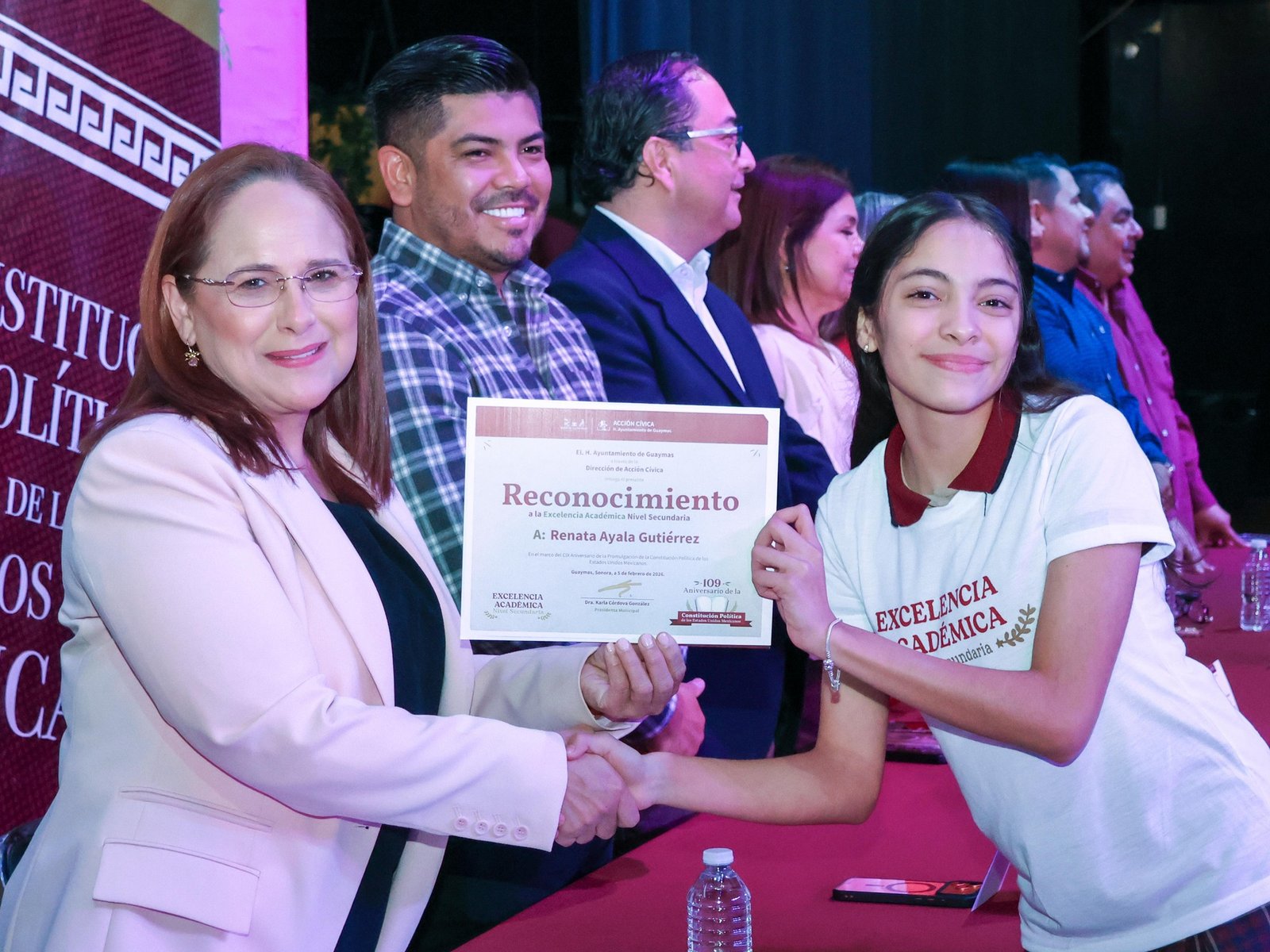 Reconocimiento excelencia académica "Todo un logro" - Guaymas